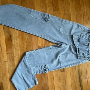 YFB Cargo Utility Jeans - Washed Denim - Size Small